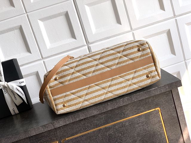 CC original raffia large shopping bag AS6007 beige