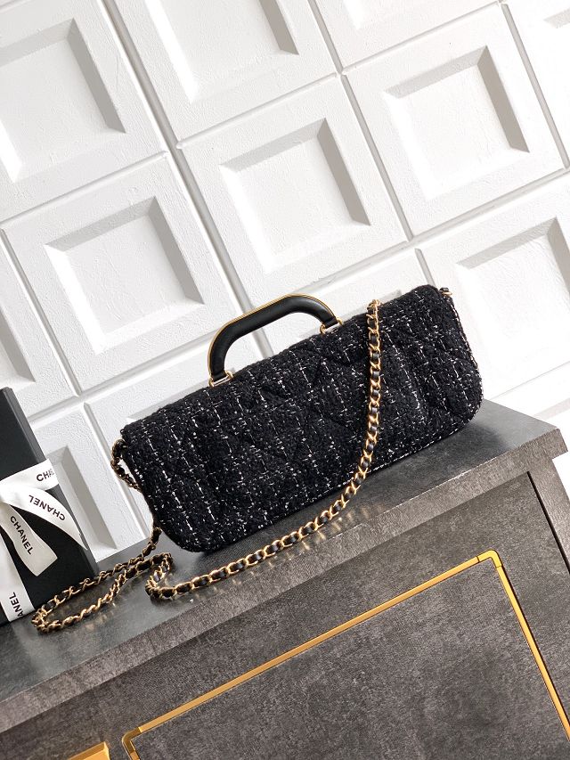 CC original tweed clutch AS5807 black