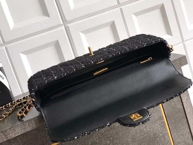 CC original tweed clutch AS5807 black