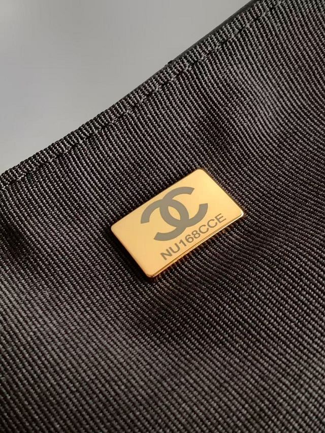 CC original calfskin maxi hobo bag AS5839 black