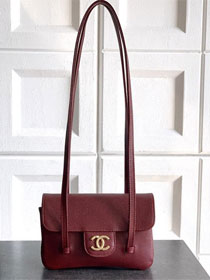 CC original grained calfskin clutch AP5068 bordeaux