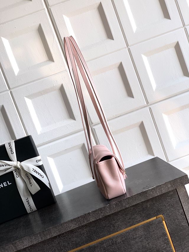 CC original grained calfskin clutch AP5068 pink
