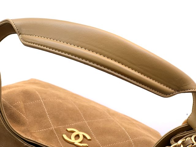 CC original suede calfskin medium hobo bag AS5970 brown