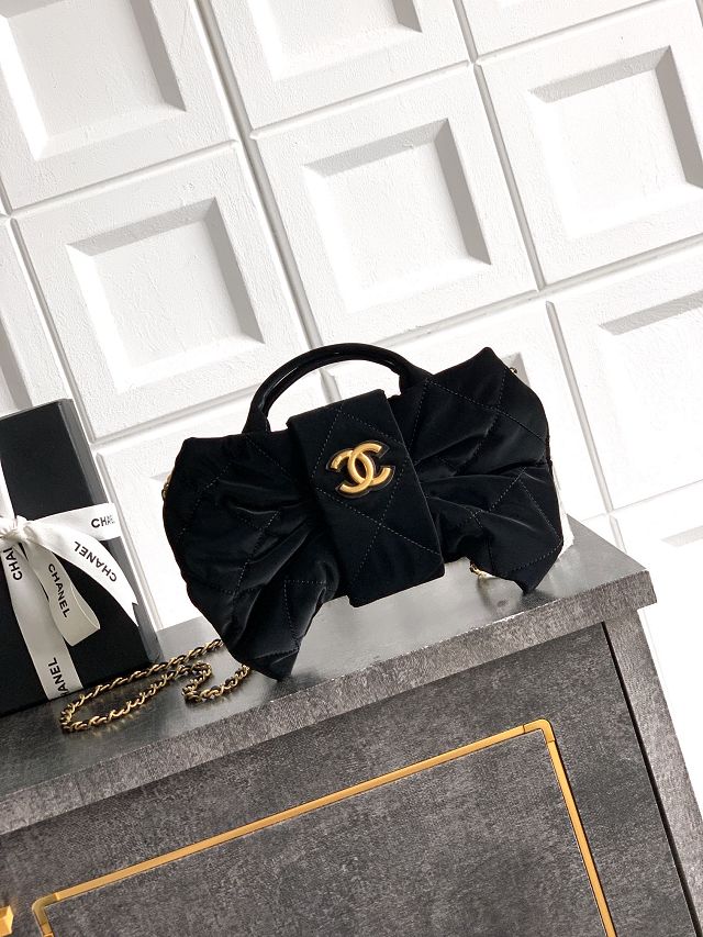 CC original velvet small handbag AS5849 black