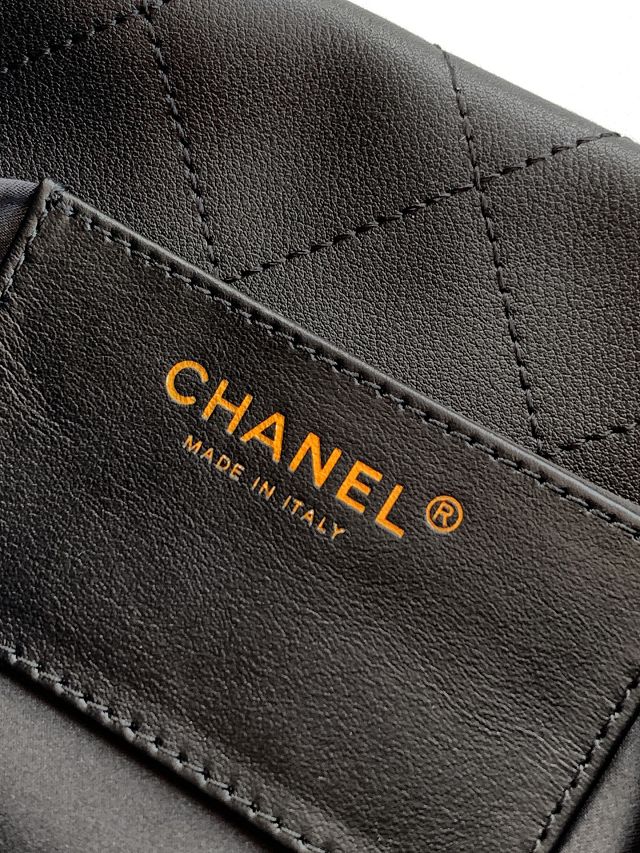 CC original calfskin medium hobo bag AS5976 black