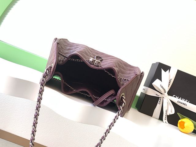 CC original grained calfskin 25 medium handbag AS5311 burgundy