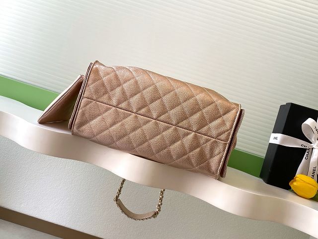 CC original grained calfskin 25 medium handbag AS5311 rose gold