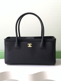 CC original grained calfskin small tote bag AS2156 black