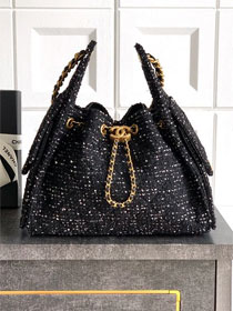 CC original tweed 25 small handbag AS5293 black