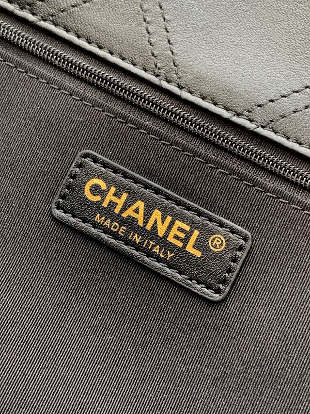 CC original lambskin medium flap bag AS1202 black