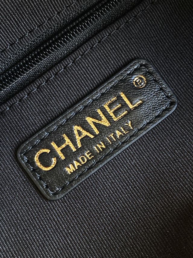 CC original grained calfskin medium bowling bag AS5792 black