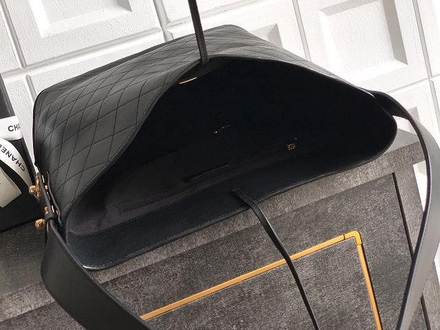 CC original calfskin large bucket bag AS6266 black