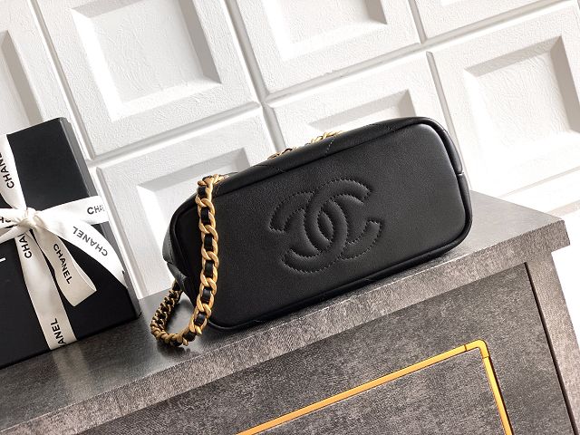 CC original calfskin small tote bag AS6132 black