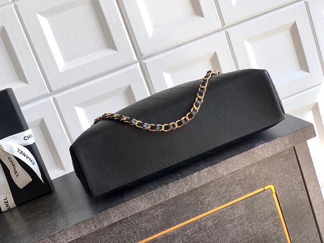 CC original lambskin medium shopping bag AS6240 black