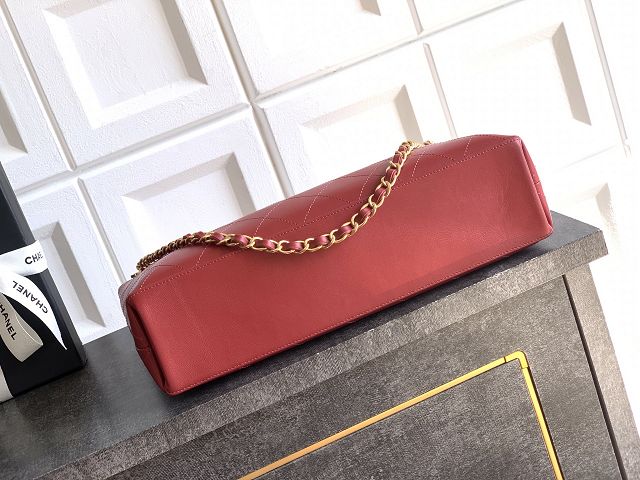 CC original lambskin medium shopping bag AS6240 red