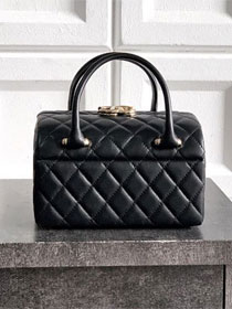 CC original lambskin jewelry case AP5027 black