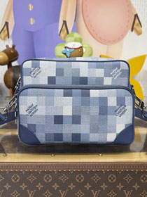 Louis vuitton original denim nil city bag M28606 blue