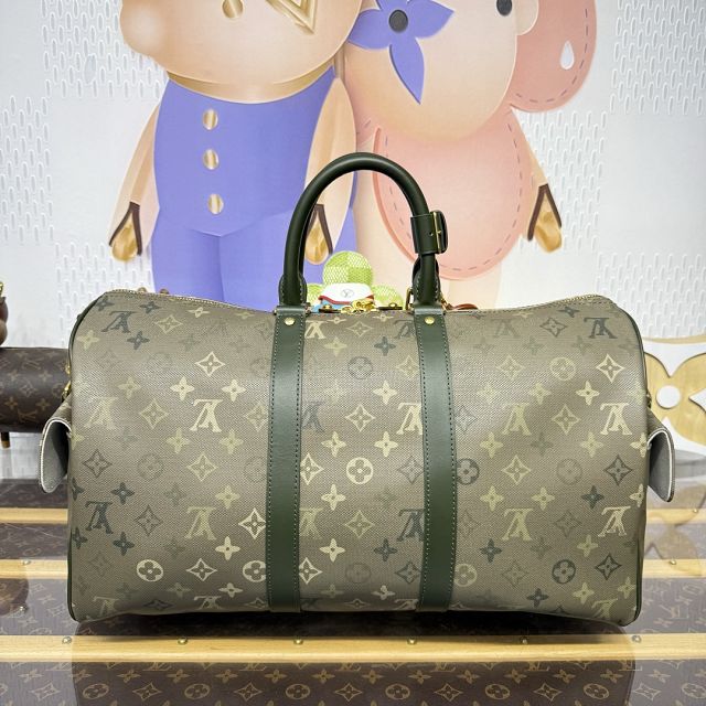 Louis vuitton monogram canvas keepall 45 M29158 green