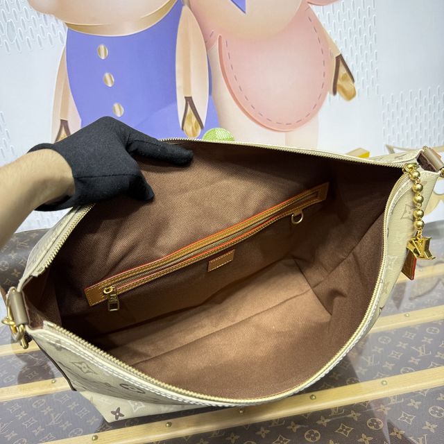 Louis vuitton monogram canvas vagabond hobo bag M26931 sand beige