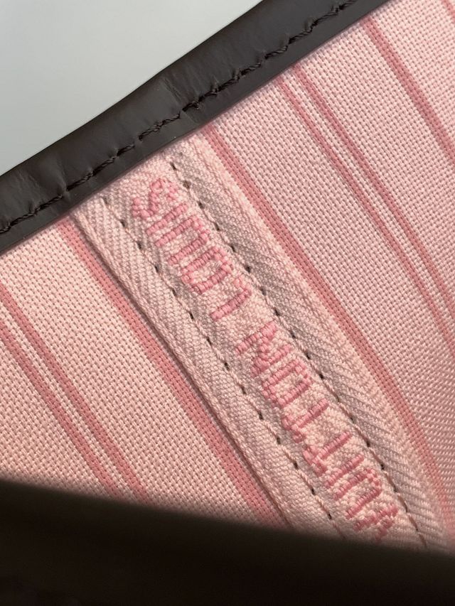 New Louis vuitton original damier ebebe neverfull pm N41359 pink