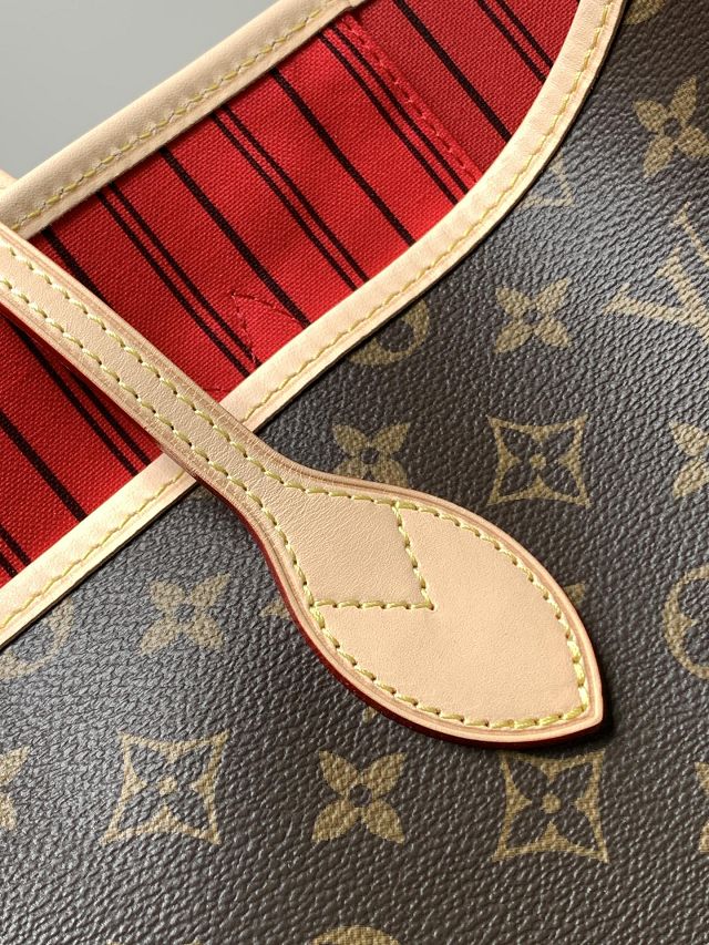 New Louis vuitton original monogram canvas neverfull gm M46978 red