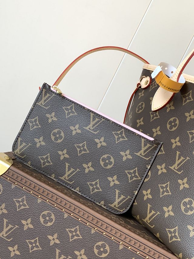 New Louis vuitton original monogram canvas neverfull pm M46979 pink