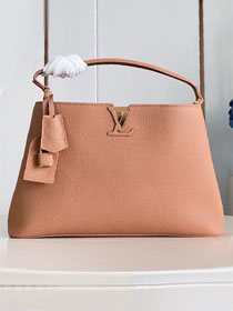 Louis vuitton original calfskin capucines visionnaire GM handbag M26259 brown