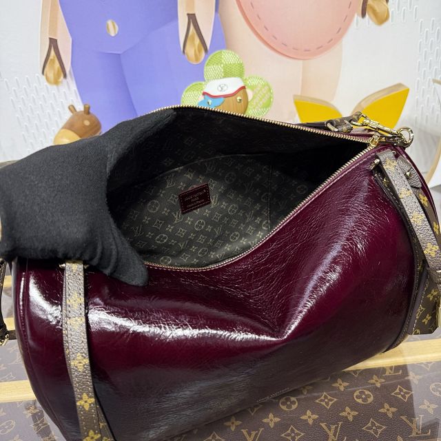 Louis vuitton aged calfskin express travel MM M26308 bordeaux