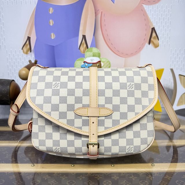 Louis vuitton original damier azur saumur mm N48202