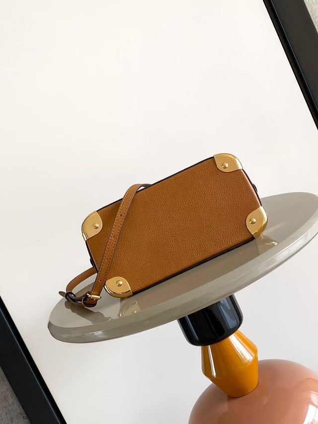 Louis vuitton original calfskin alma trunk BB M29091 brown