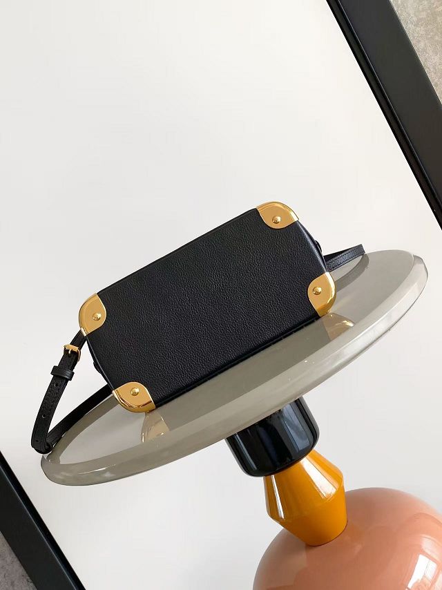 Louis vuitton original calfskin alma trunk BB M29445 black