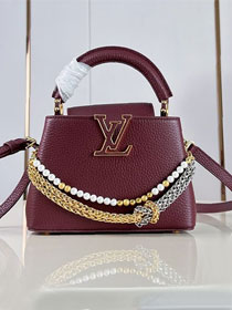 Louis vuitton original calfskin capucines BB M15117