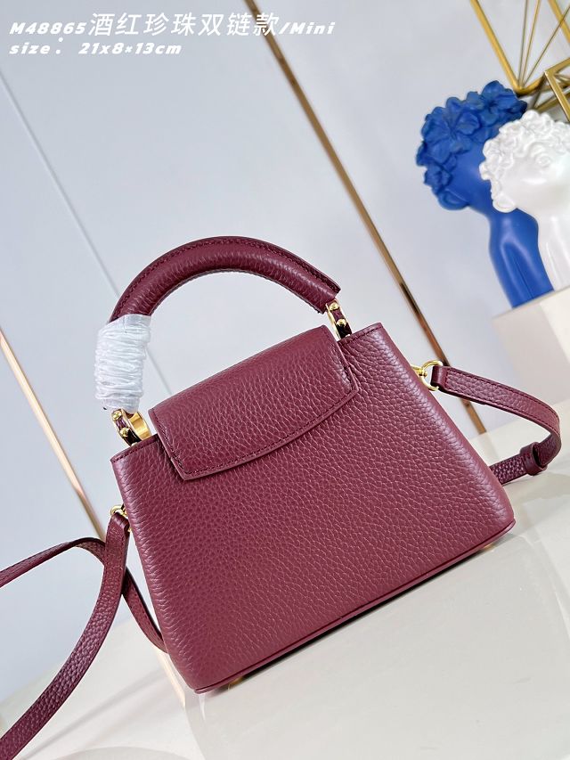 Louis vuitton original calfskin capucines BB M15117