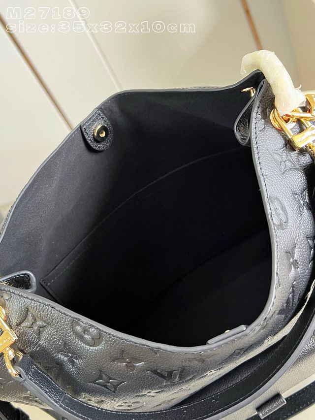 Louis vuitton original calfskin hobo metis M27189 black