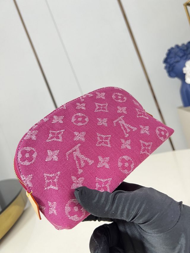 Louis vuitton original denim pochette cosmetique M28050
