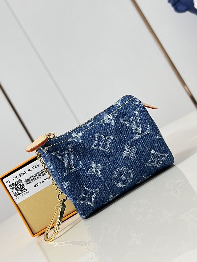 Louis vuitton original denim trousse speedy M27605