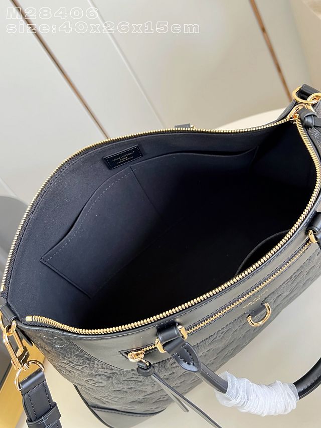 Louis vuitton original calfskin skyline MM handbag M28406 black