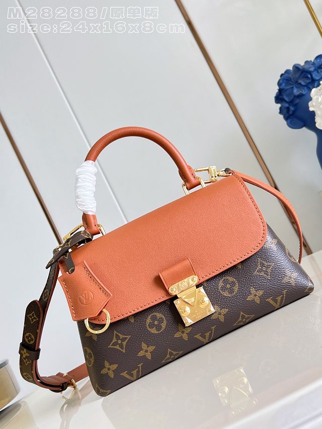 Louis vuitton original calfskin&canvas nmadeleine BB M28288 brown