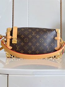 Louis vuitton original monogram canvas side trunk MM east west M28385