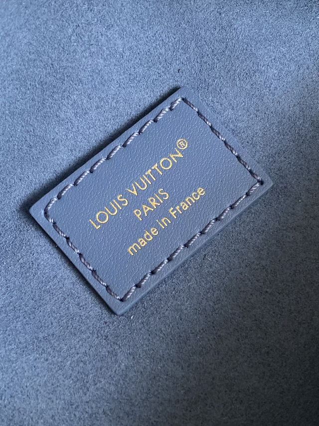 Louis vuitton original calfskin high rise bumbag PM M28356 blue