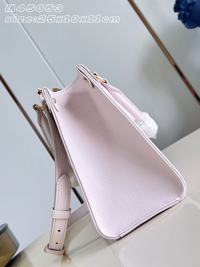 Louis vuitton original calfskin onthego pm M28528 light pink