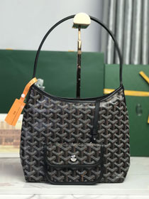 Goyard original canvas hobo boheme mini bag GY0142 black
