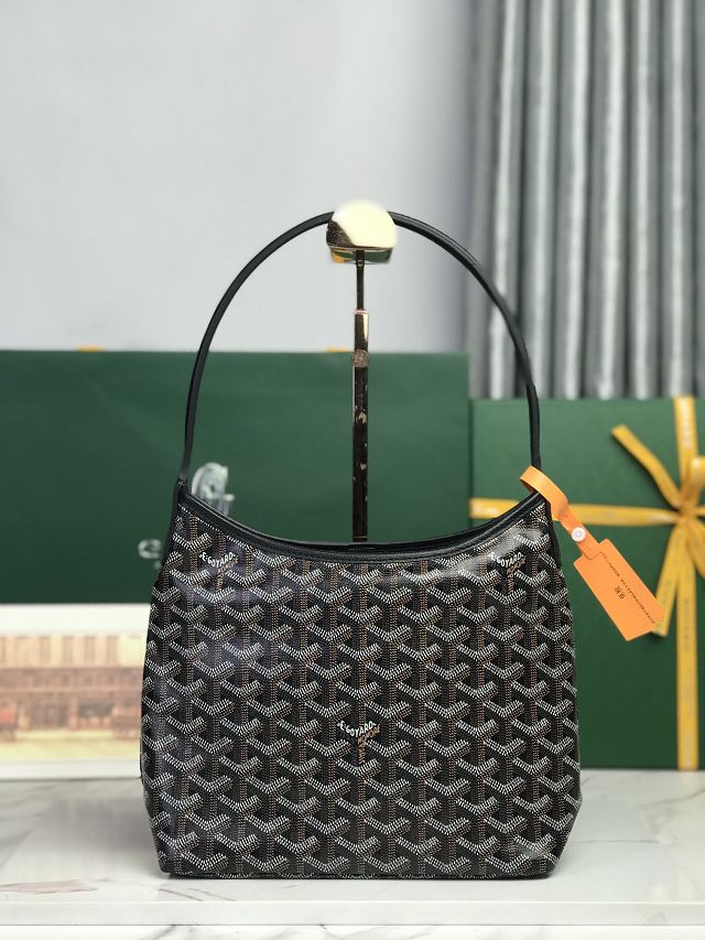 Goyard original canvas hobo boheme mini bag GY0142 black
