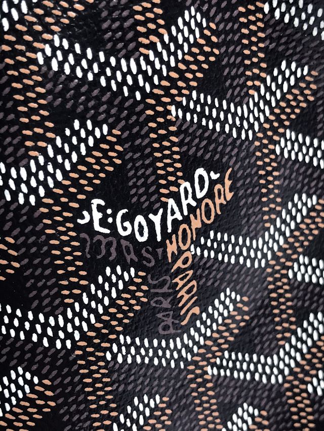 Goyard original canvas hobo boheme mini bag GY0142 black