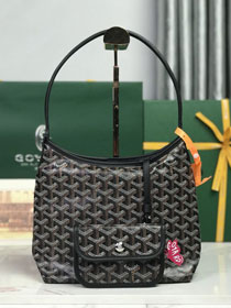 Goyard original canvas hobo boheme mini bag GY0142 black