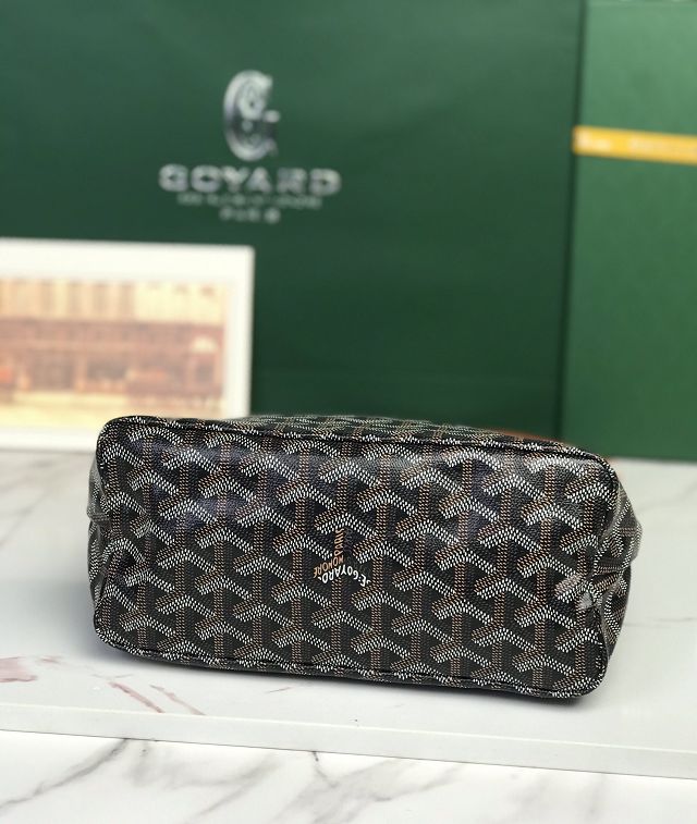 Goyard original canvas hobo boheme mini bag GY0142 black&brown