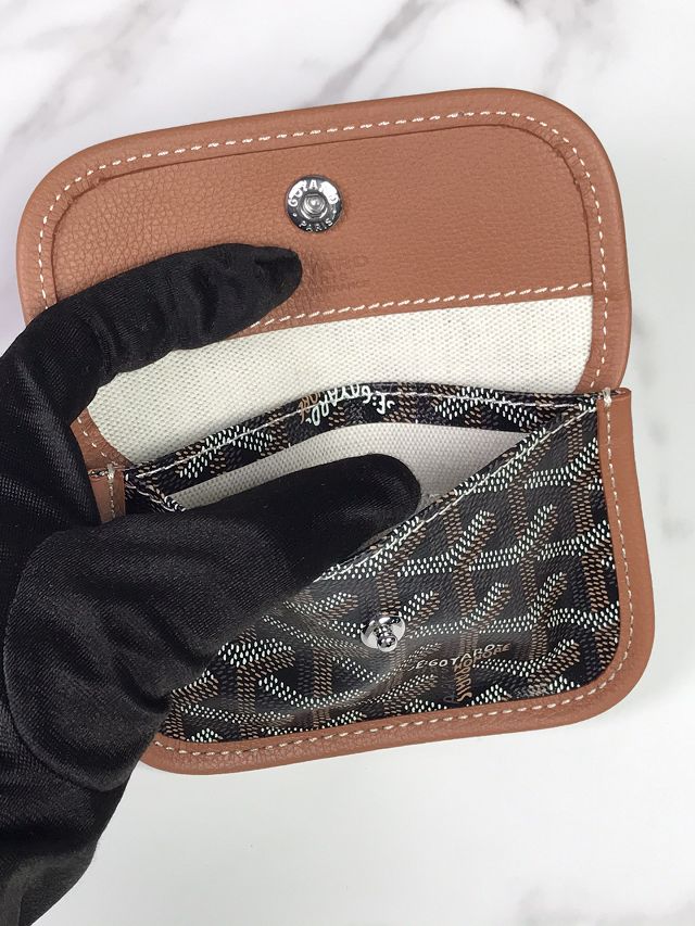 Goyard original canvas hobo boheme mini bag GY0142 black&brown