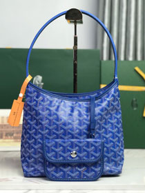 Goyard original canvas hobo boheme mini bag GY0142 blue
