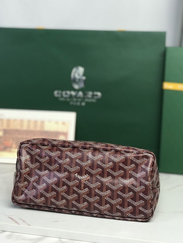 Goyard original canvas hobo boheme mini bag GY0142 burgundy