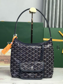 Goyard original canvas hobo boheme mini bag GY0142 dark blue